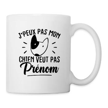 I can't my dog doesn't want first name - Mug - white - Right
