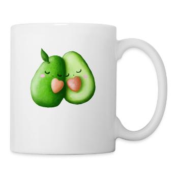 Avocat Saint-Valentin - Mug blanc - blanc - Droite