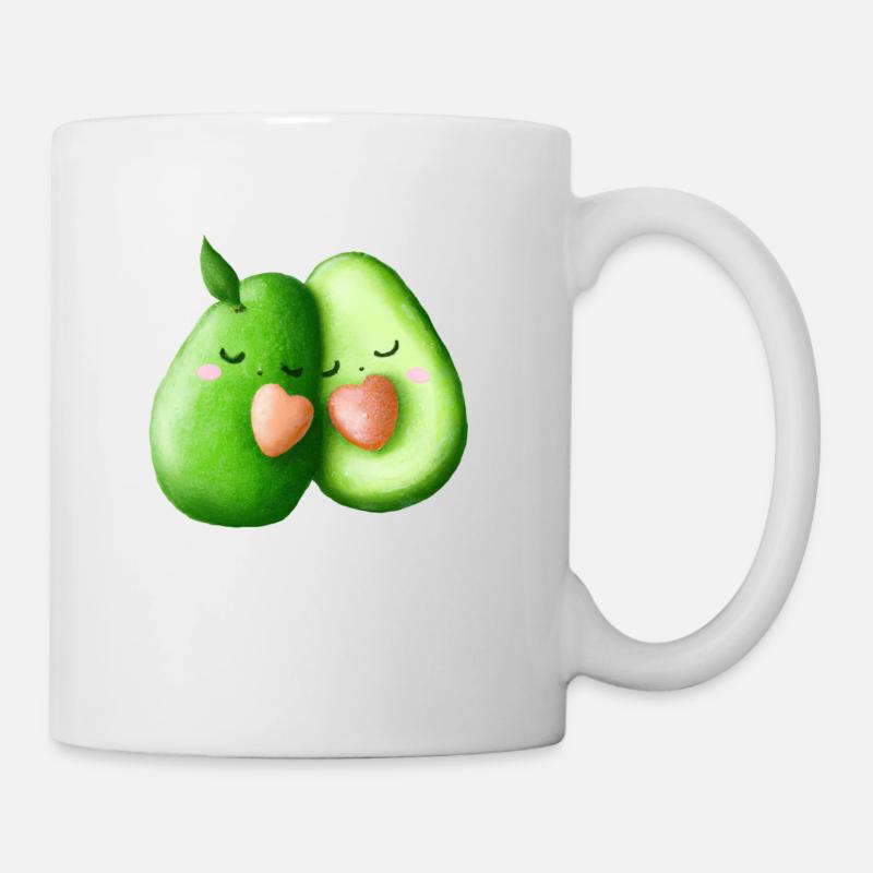 Avocado Valentine's Day - Mug - white