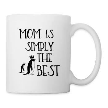 Mom is simply the best - Mug - white - Right