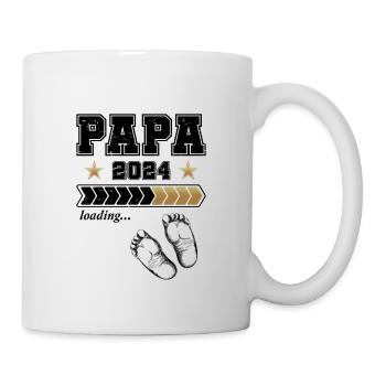 Papa Loading 2024 - Tasse - Weiß - Rechts