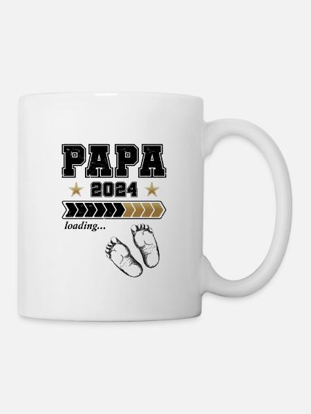 Papa Loading 2024 - Tasse - Weiß