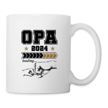 Opa 2024 Loading - Tasse - Weiß - Rechts