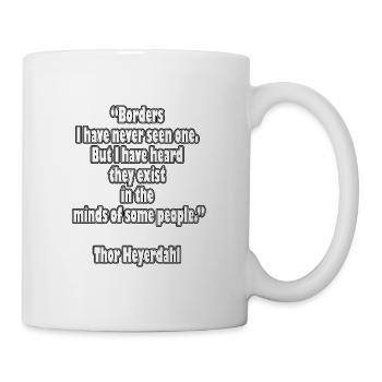 Un monde, une nation - Mug blanc - blanc - Droite