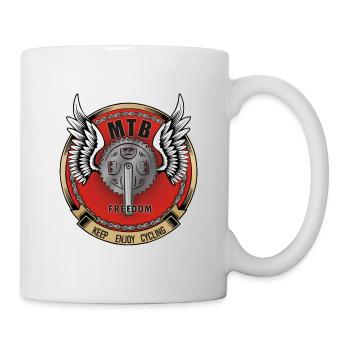VTT Liberté VTT - Mug blanc - blanc - Droite