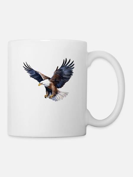 Weißkopfseeadler - Tasse - Weiß