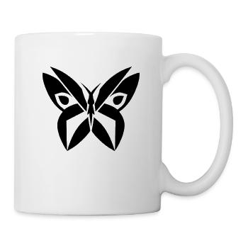 butterfly - Tasse - Weiß - Rechts