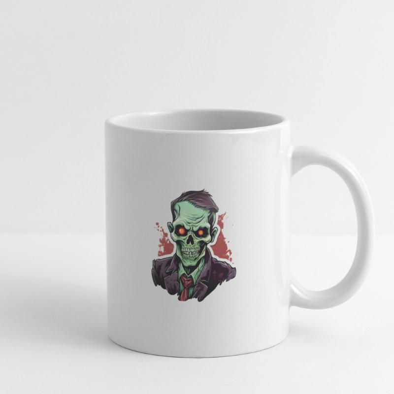 Zombie d’Halloween Mug blanc