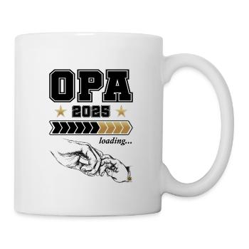 Opa 2025 Loading - Tasse - Weiß - Rechts
