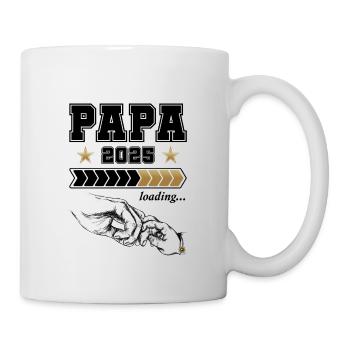 Papa 2025 Loading - Tasse - Weiß - Rechts