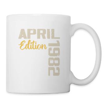 Birthday 42 Years April 1982 Birthday Gift - Mug - white - Right