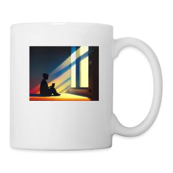 Lofi - Dude - Tasse - Weiß - Rechts
