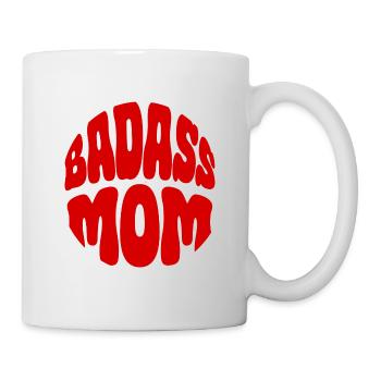Maman badass - Mug blanc - blanc - Droite