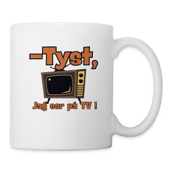 -QUIET, I'm watching TV! - Mug - white - Right