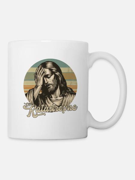 Jesus Digga Katastrophe - Tasse - Weiß