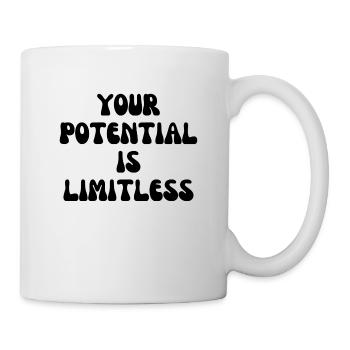 Your potential is limitless - Mug - white - Right