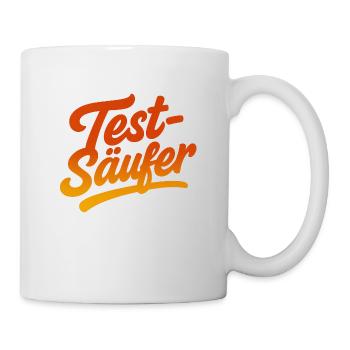 TestSaeufer - Tasse - Weiß - Rechts