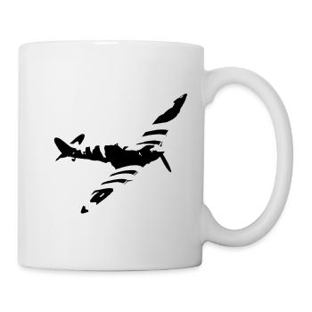 Supermarine Spitfire D Day markings - Mug - white - Right