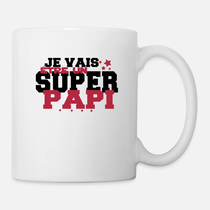 JE VAIS être un super PAPi - Mug blanc - blanc
