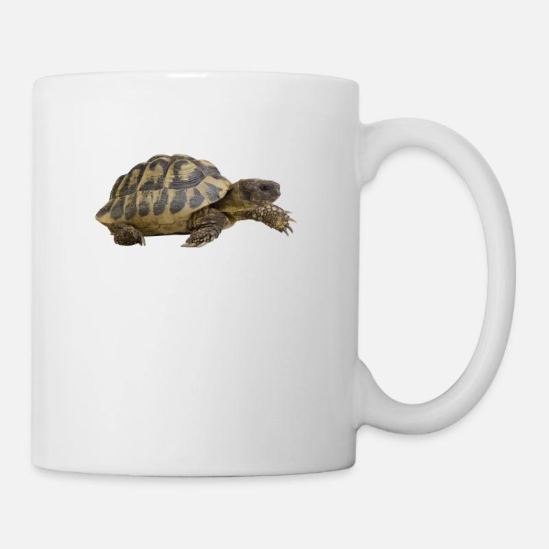 turtle schildkroete tiere animals9 - Tasse - Weiß