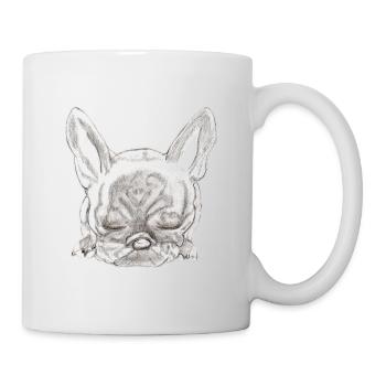 Bouledogue Français Bully Frenchie - Mug blanc - blanc - Droite