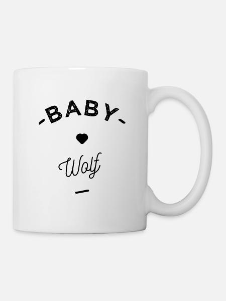 Baby wolf- - Tasse - Weiß