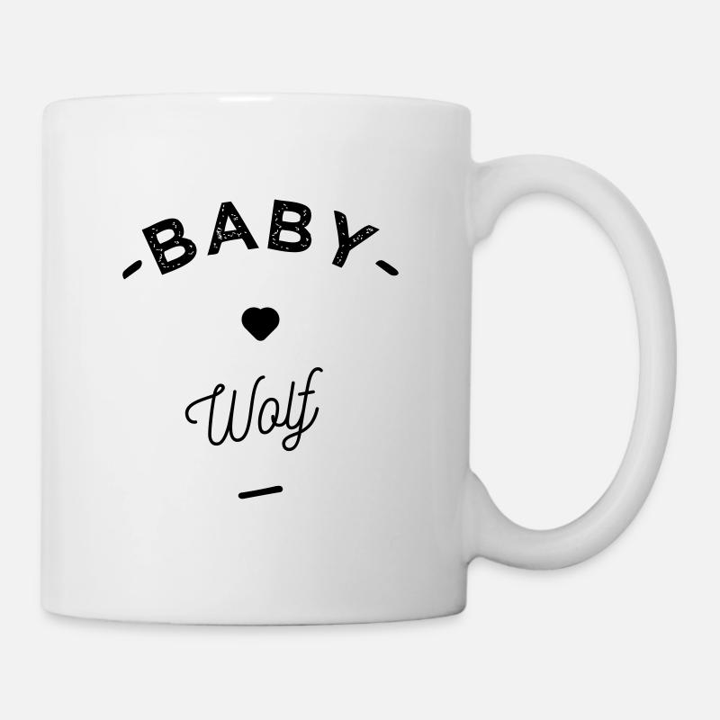 Baby wolf- - Tasse - Weiß