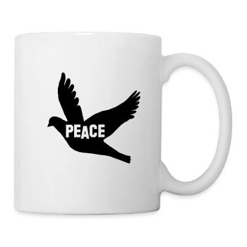 La paix Colombe - Mug blanc - blanc - Droite