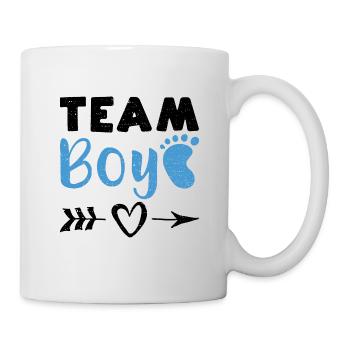 Team Boy - Gender Reveal - Mug - white - Right