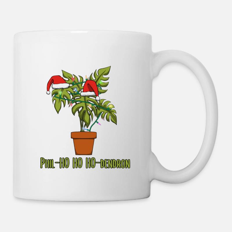 Fleuriste de noël fleuriste fleurs - Mug blanc - blanc
