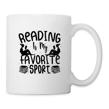 Reading Is My Favorite Sport - Read - Mug - white - Right