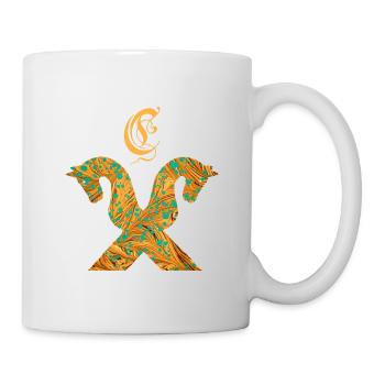 pferdegiebel e 95 c - Tasse - Weiß - Rechts