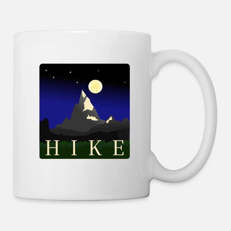 Hike Wandern - Tasse - Weiß