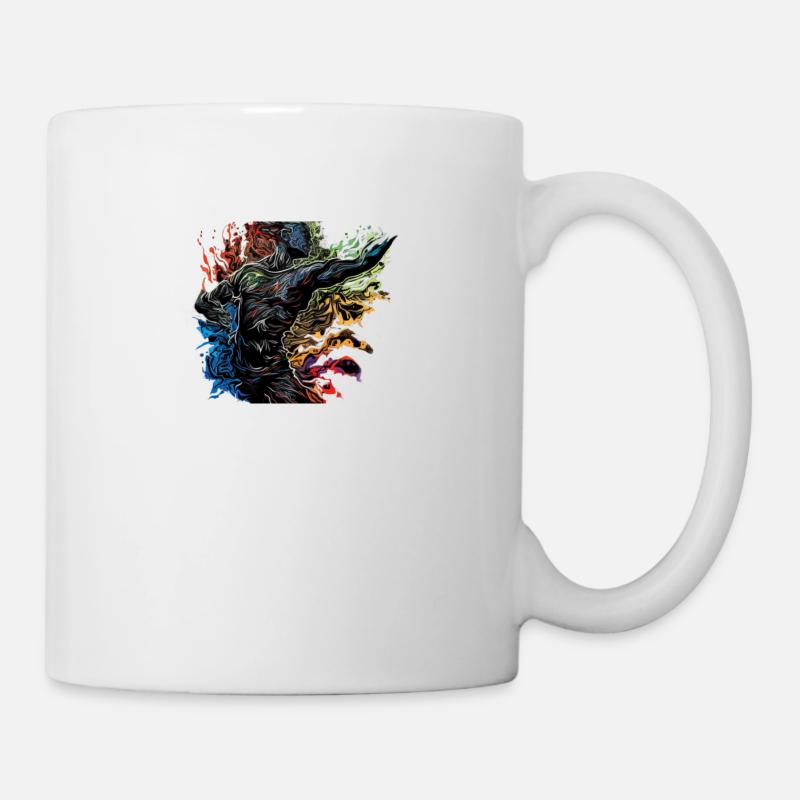 color - Tasse - Weiß