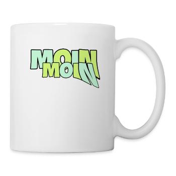 Moin Moin 19 - Tasse - Weiß - Rechts