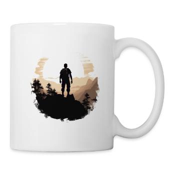 Hiking in nature - Mug - white - Right