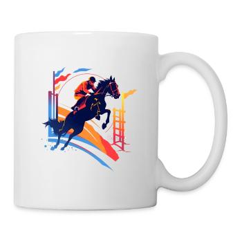 Colorful Horse Rider - Mug - white - Right