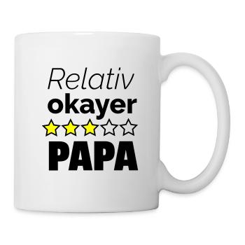 okayer Papa - Tasse - Weiß - Rechts