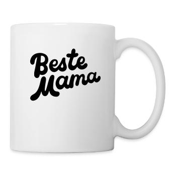 Beste Mama - Tasse - Weiß - Rechts