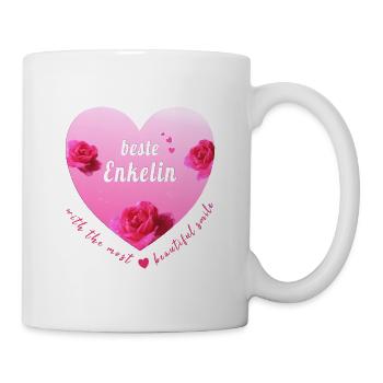 beste Enkelin - Tasse - Weiß - Rechts