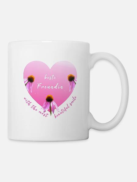 beste Freundin - Tasse - Weiß