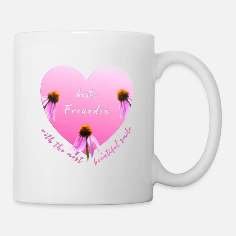 beste Freundin - Tasse - Weiß