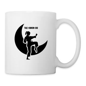 Taekwondo-Girl Formenlauf Allkampf - Tasse - Weiß - Rechts