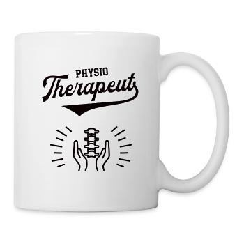 Therapie Physiotherapie Physio Therapeut Masseur - Tasse - Weiß - Rechts