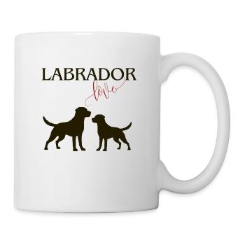 Labrador Love. - Tasse - Weiß - Rechts