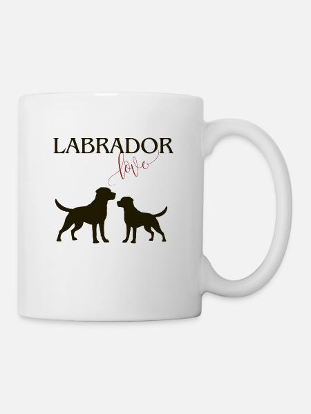Labrador Love. - Tasse - Weiß
