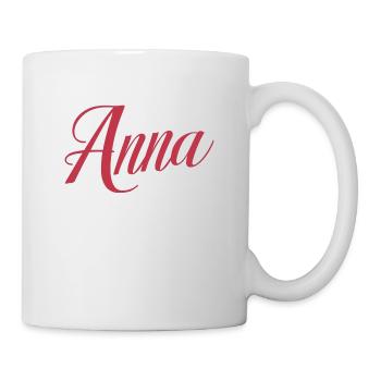 an elegant Anna - Mug - white - Right