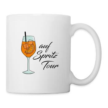 Auf Spritz Tour - Tasse - Weiß - Rechts
