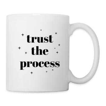 Trust the process - Mug - white - Right