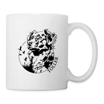 Great Nova Scotia Duck Tolling Retriever Portrait - Mug - white - Right